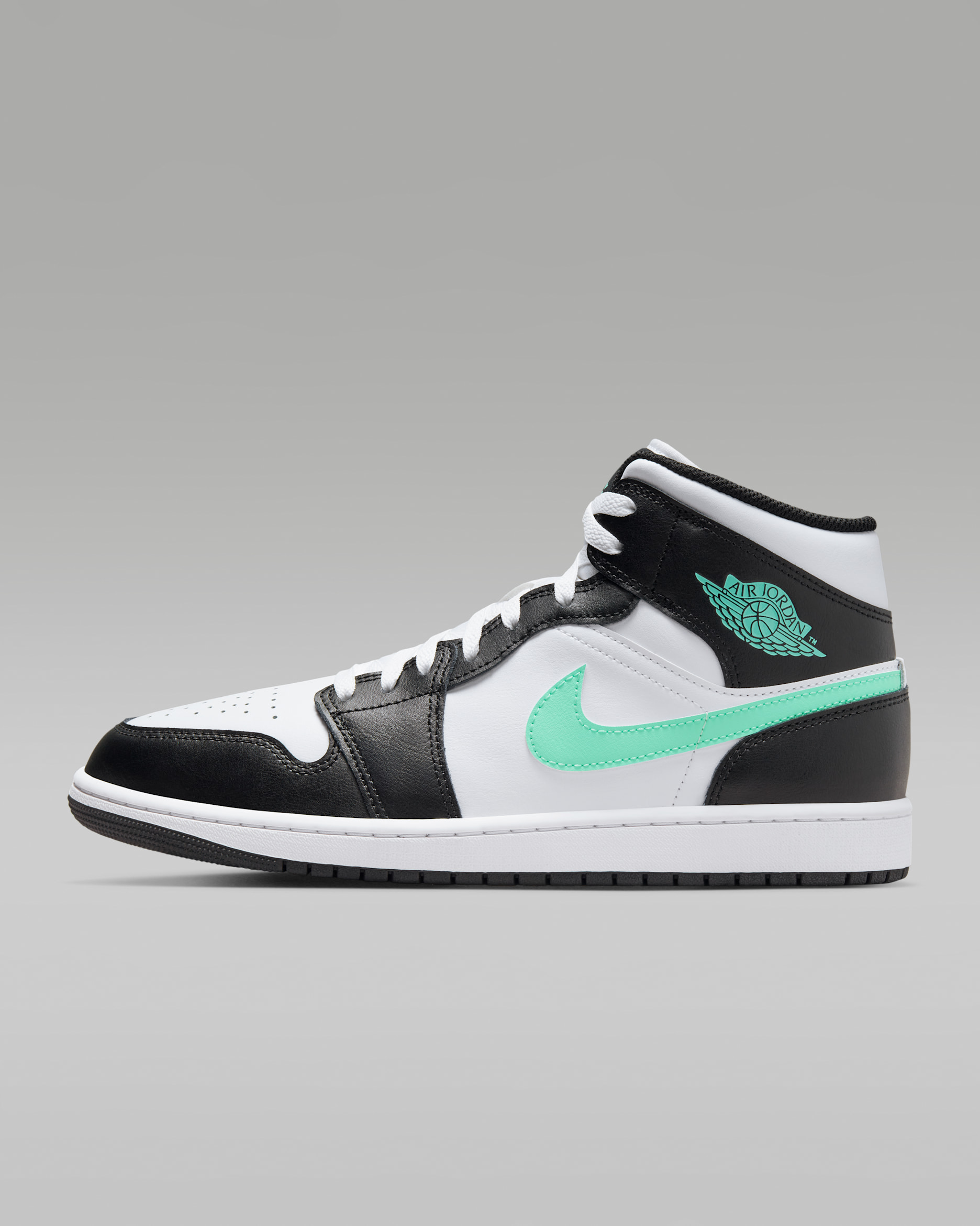 Nike GS Air Jordan 1 Mid White/Black 25㎝ Buy Nike Men's Air Jordan 1 Mid White/Black Basketball Shoes